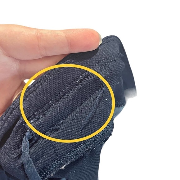 LULULEMON T.H.E. Short Linerless in Heather Allover Iron Blue True Navy - Picture 7 of 13